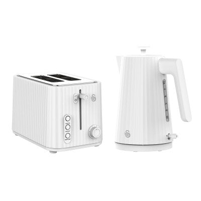 Swan Wave 1.7L White Kettle