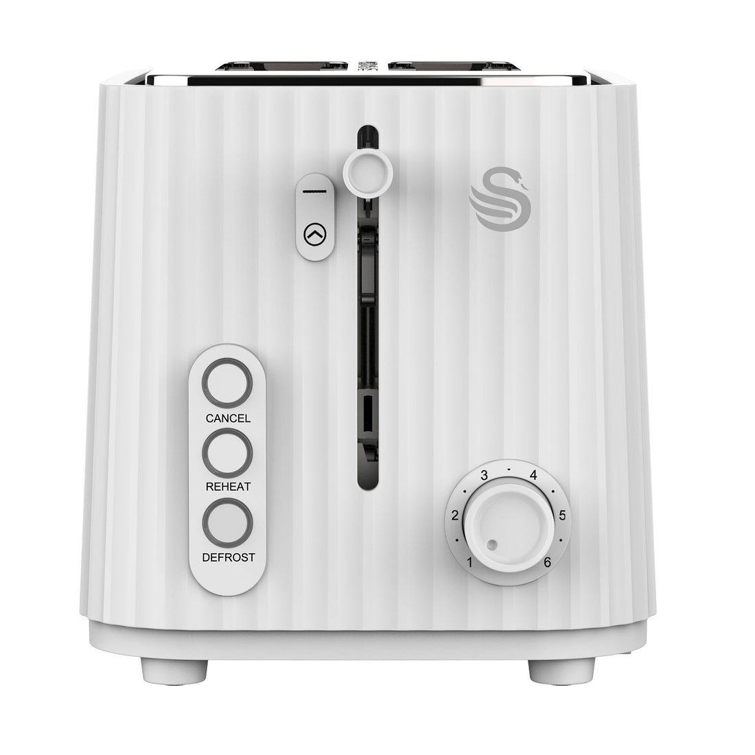 Swan Wave 1,7 Litre Cordless Kettle and 2 Slice Toaster Breakfast Pack White