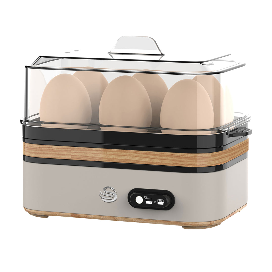 Mist Grey Cordless Kettle & 2 Slice Toaster & Egg Boiler Breakfast Pack
