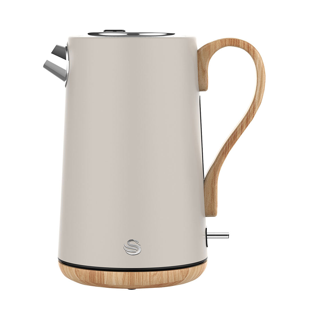 Mist Grey Cordless Kettle & 2 Slice Toaster & Egg Boiler Breakfast Pack