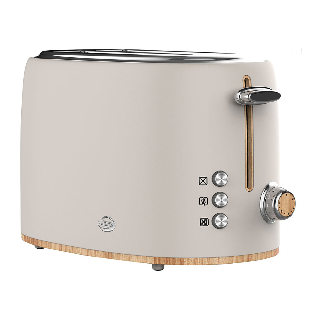 Mist Grey Cordless Kettle & 2 Slice Toaster & Egg Boiler Breakfast Pack