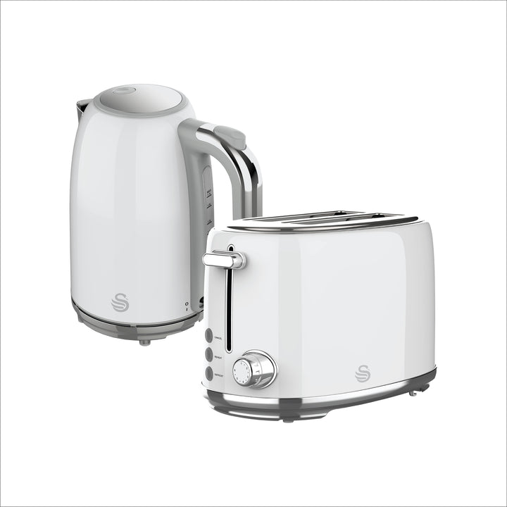 Pearl White kettle and Toaster pack